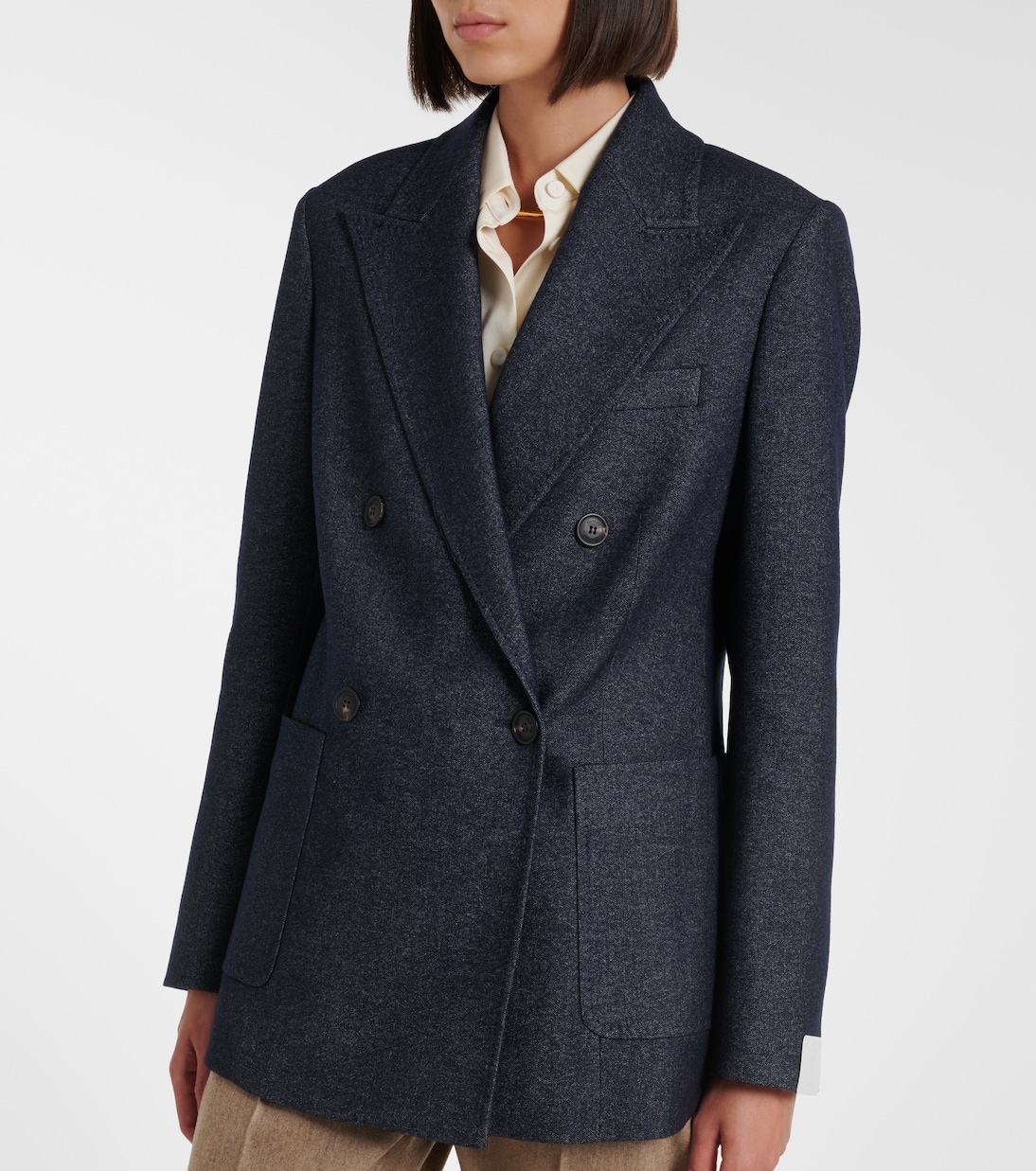 Blazer aus Wolle, Baumwolle und Kaschmir | Eleventy