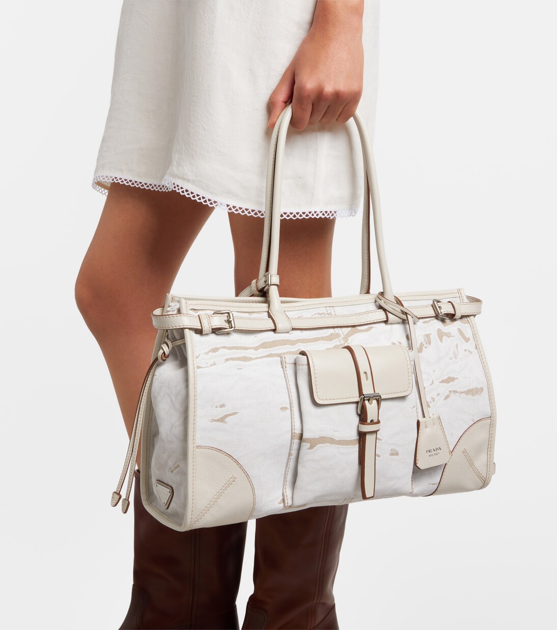 Prada Bonnie Large top-handle bag | Prada