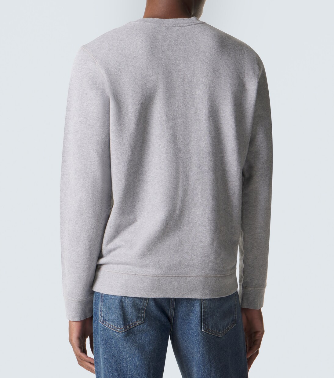 Cotton loopback sweatshirt | Sunspel