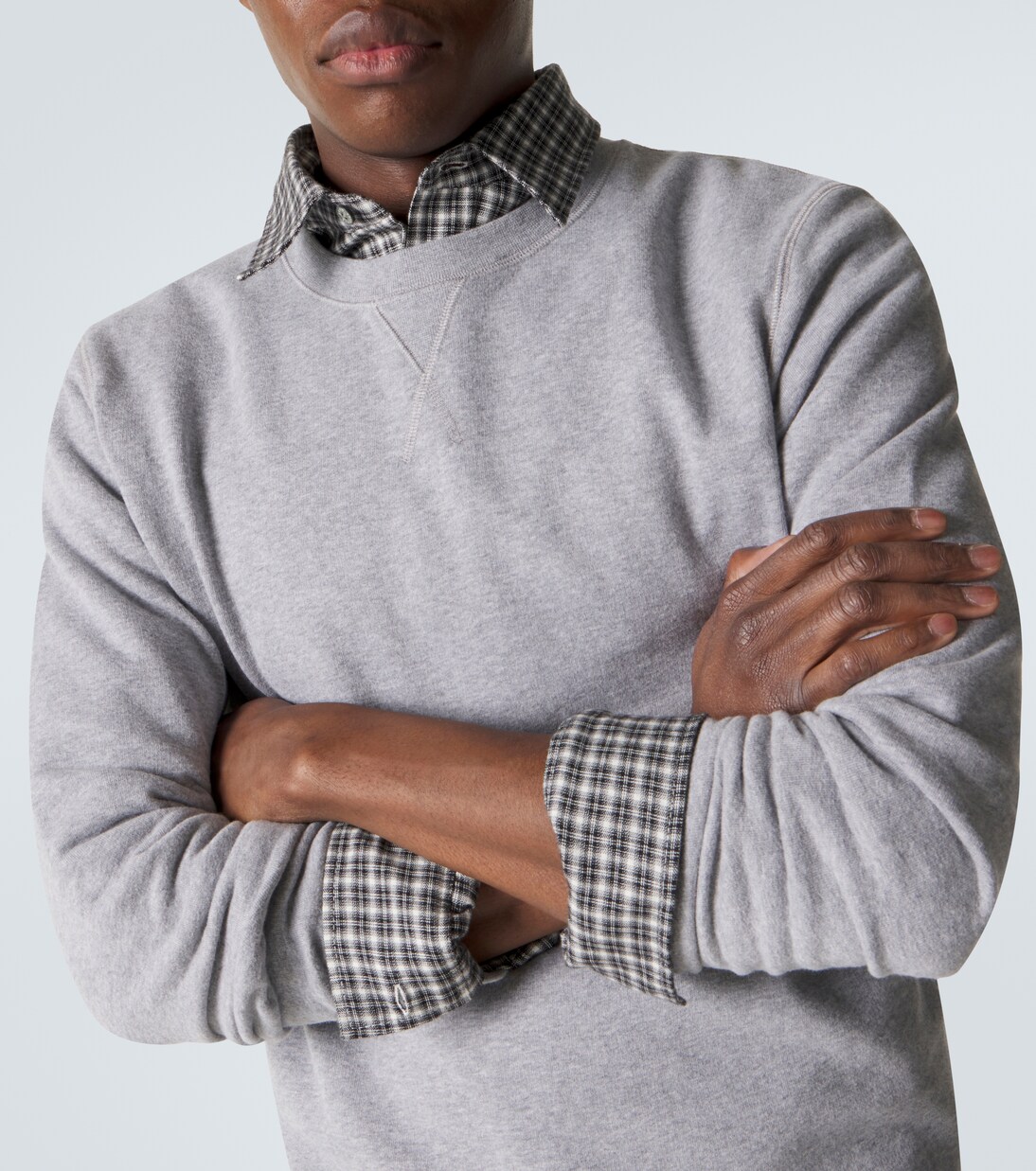 Cotton loopback sweatshirt | Sunspel
