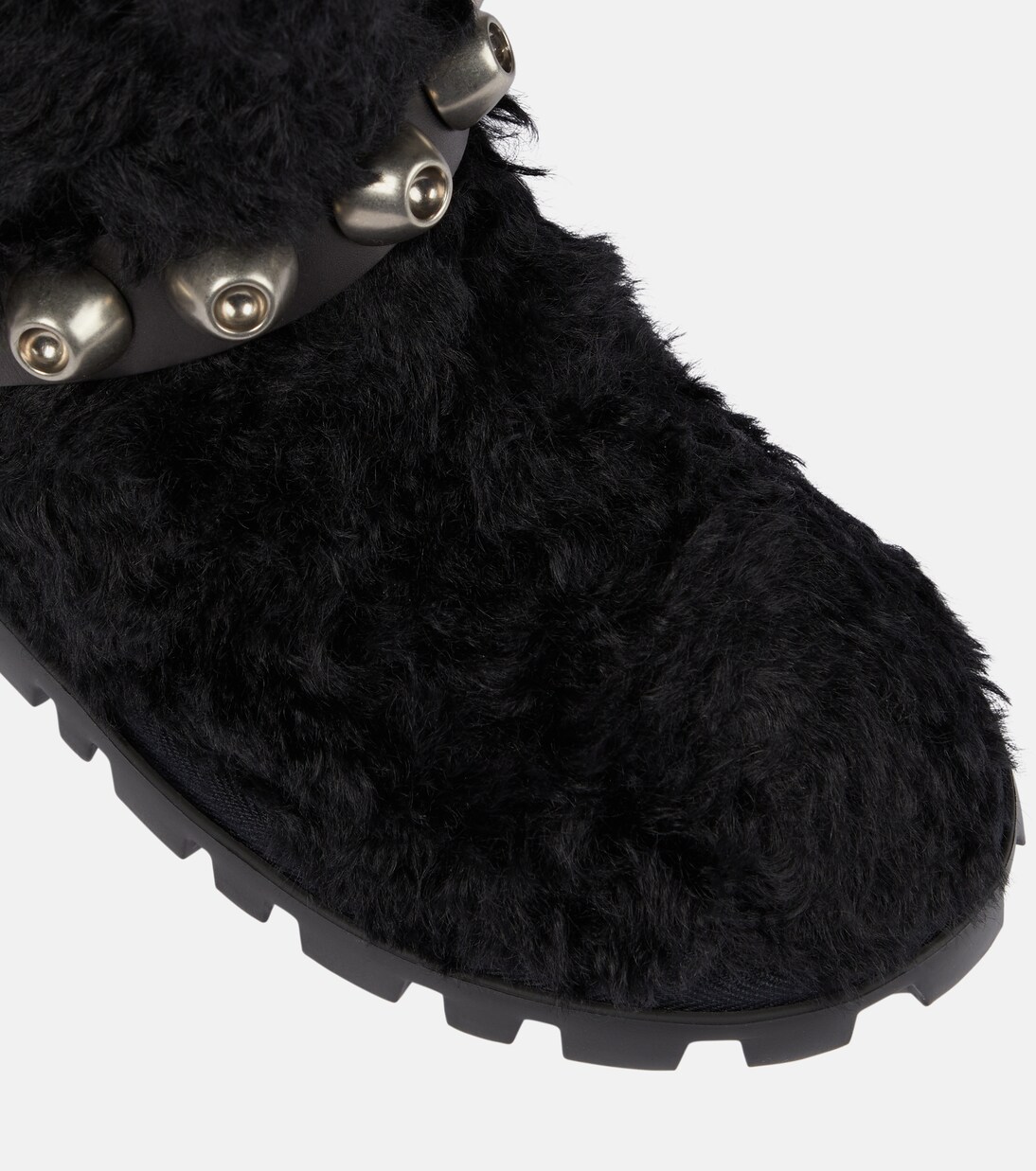 Studded knee-high boots | Miu Miu