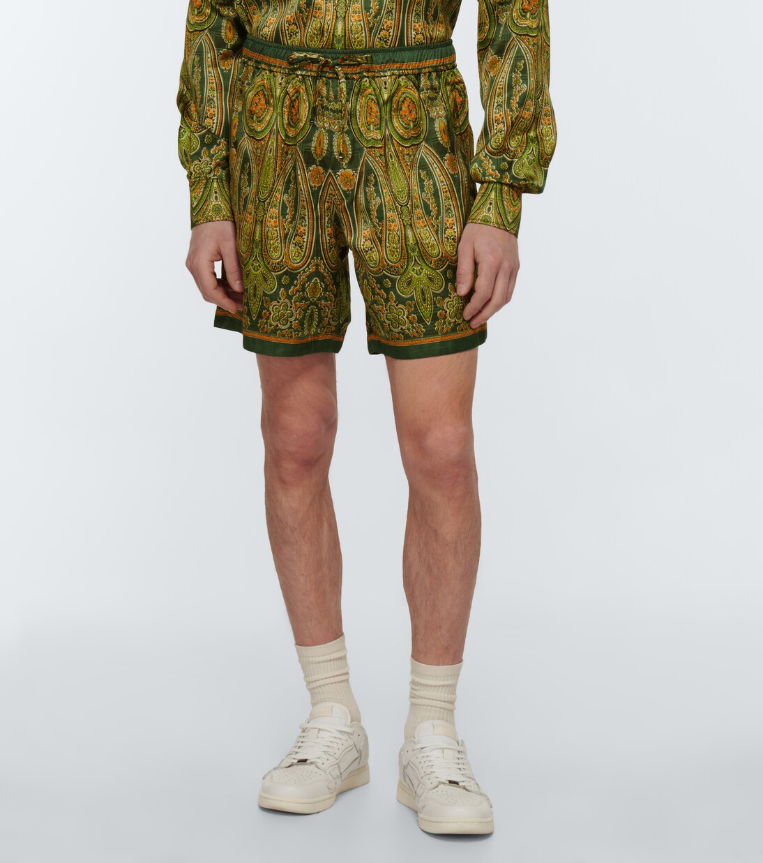 Tapestry printed Bermuda shorts | Amiri