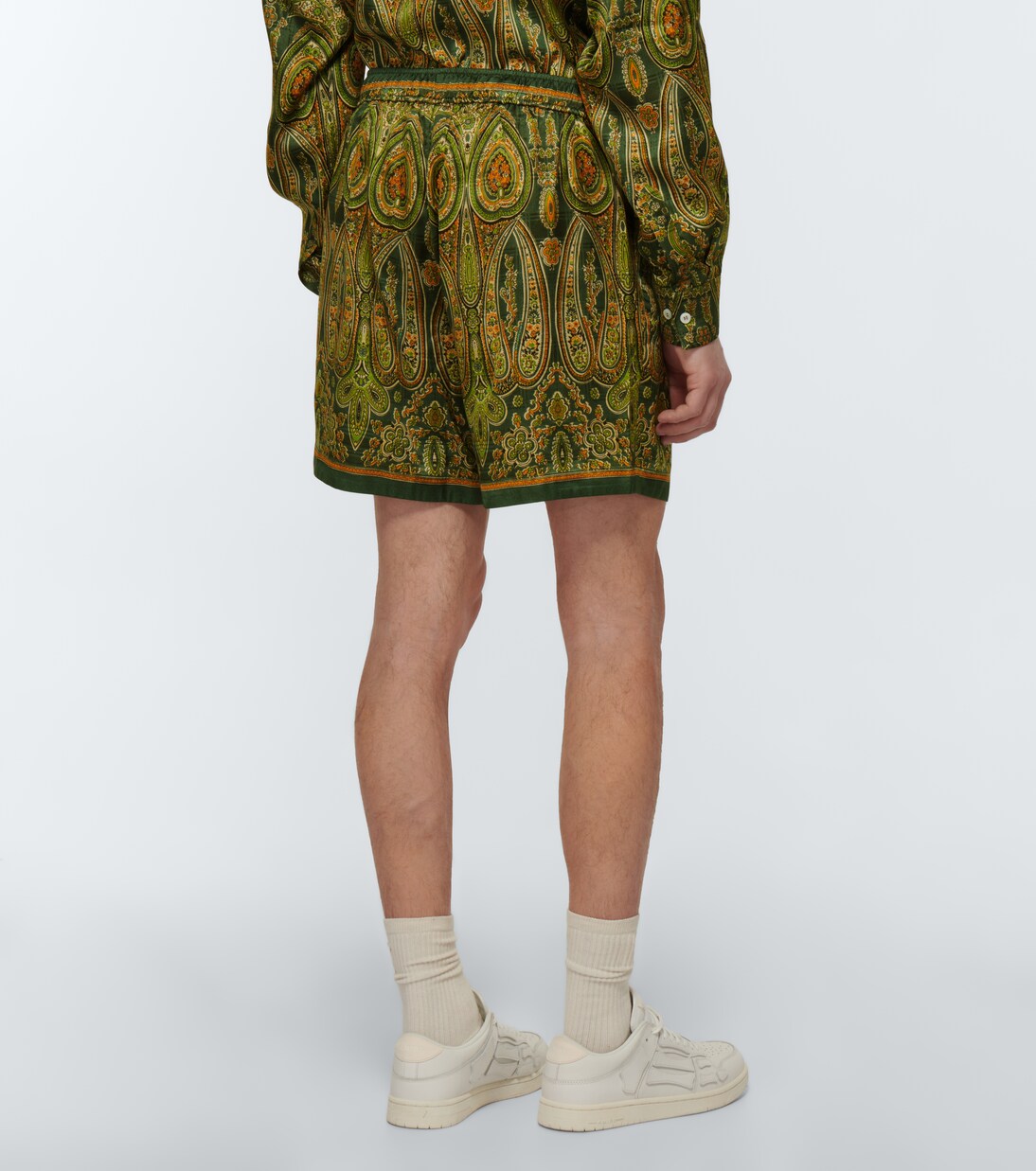 Tapestry printed Bermuda shorts | Amiri