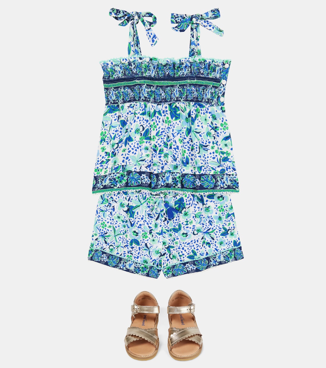 Cindy floral top | Poupette St Barth Kids