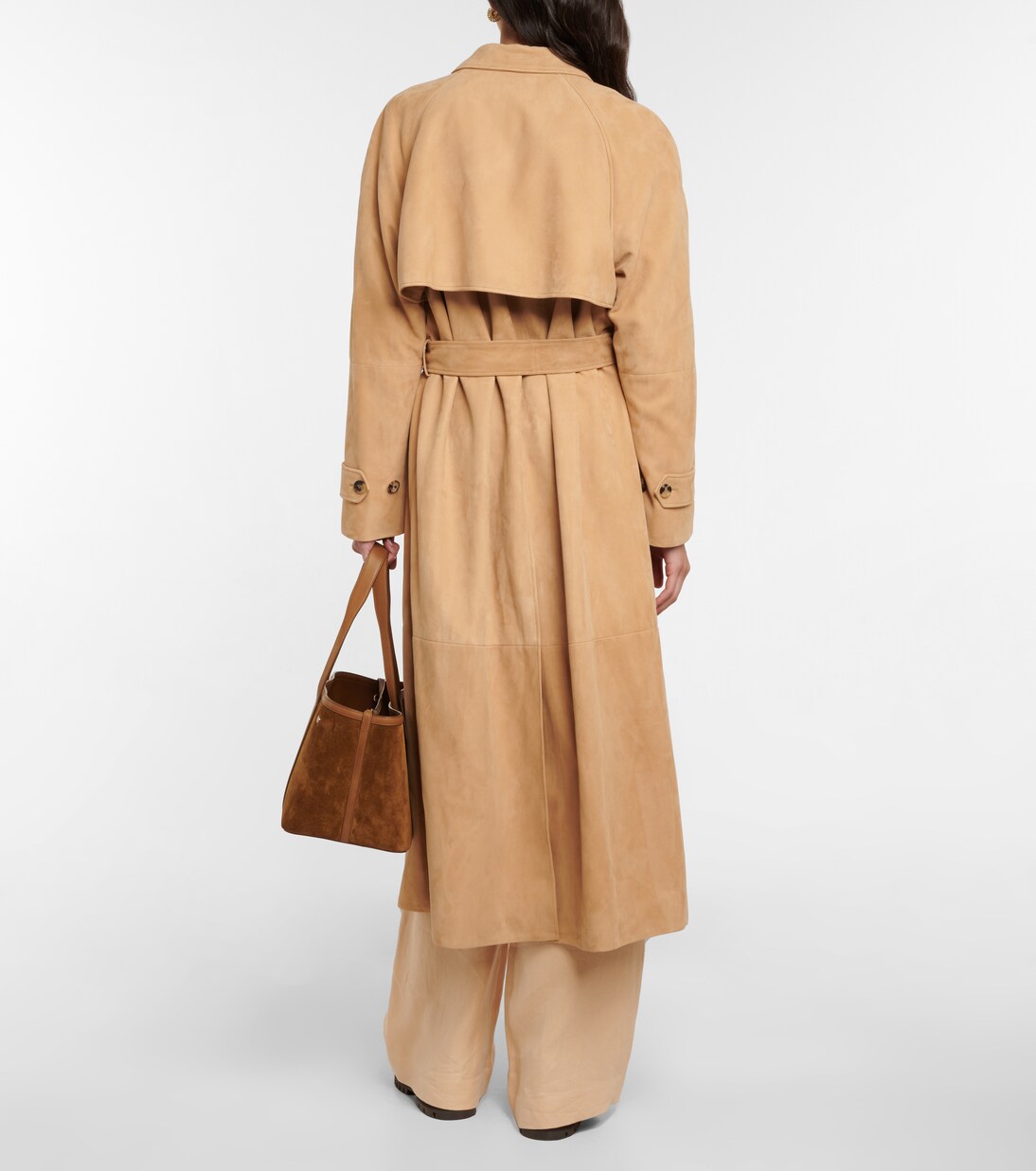 Brunner suede coat | Loro Piana
