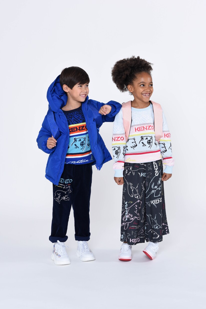 Nova jacquard cotton-blend sweatshirt | Kenzo Kids
