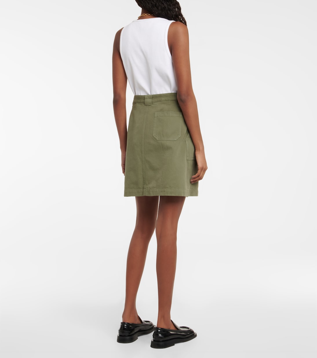 Minifalda Lea en sarga de algodón | A.P.C.