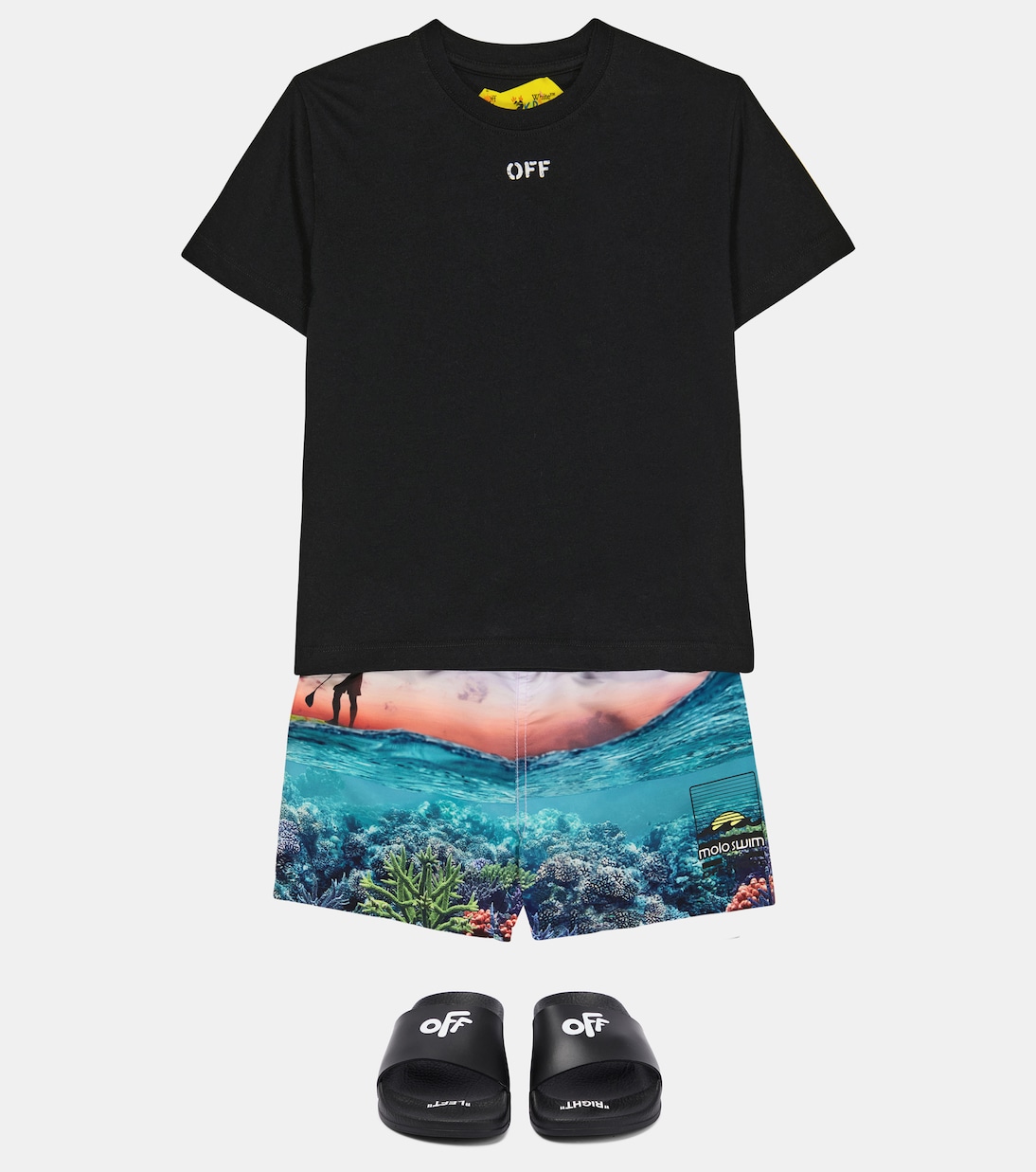 Niko printed swim shorts | Molo