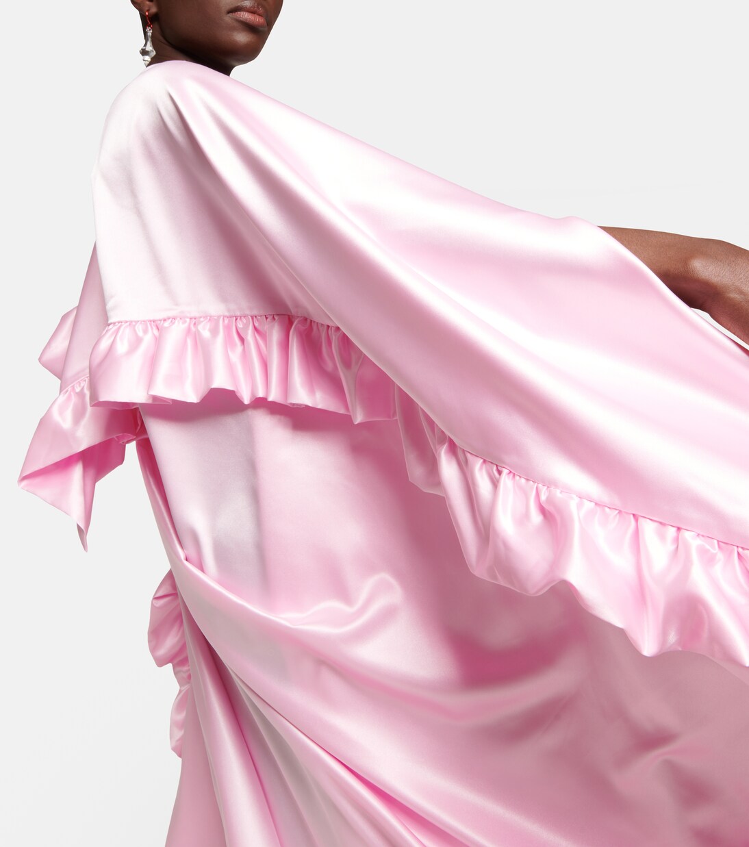 Midikleid aus Satin | Acne Studios