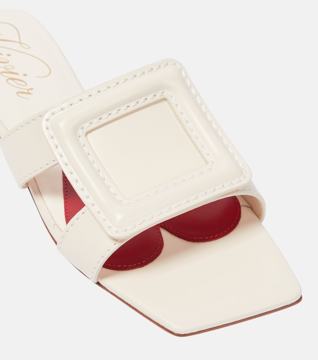 Sandalen Buckle aus Leder | Roger Vivier