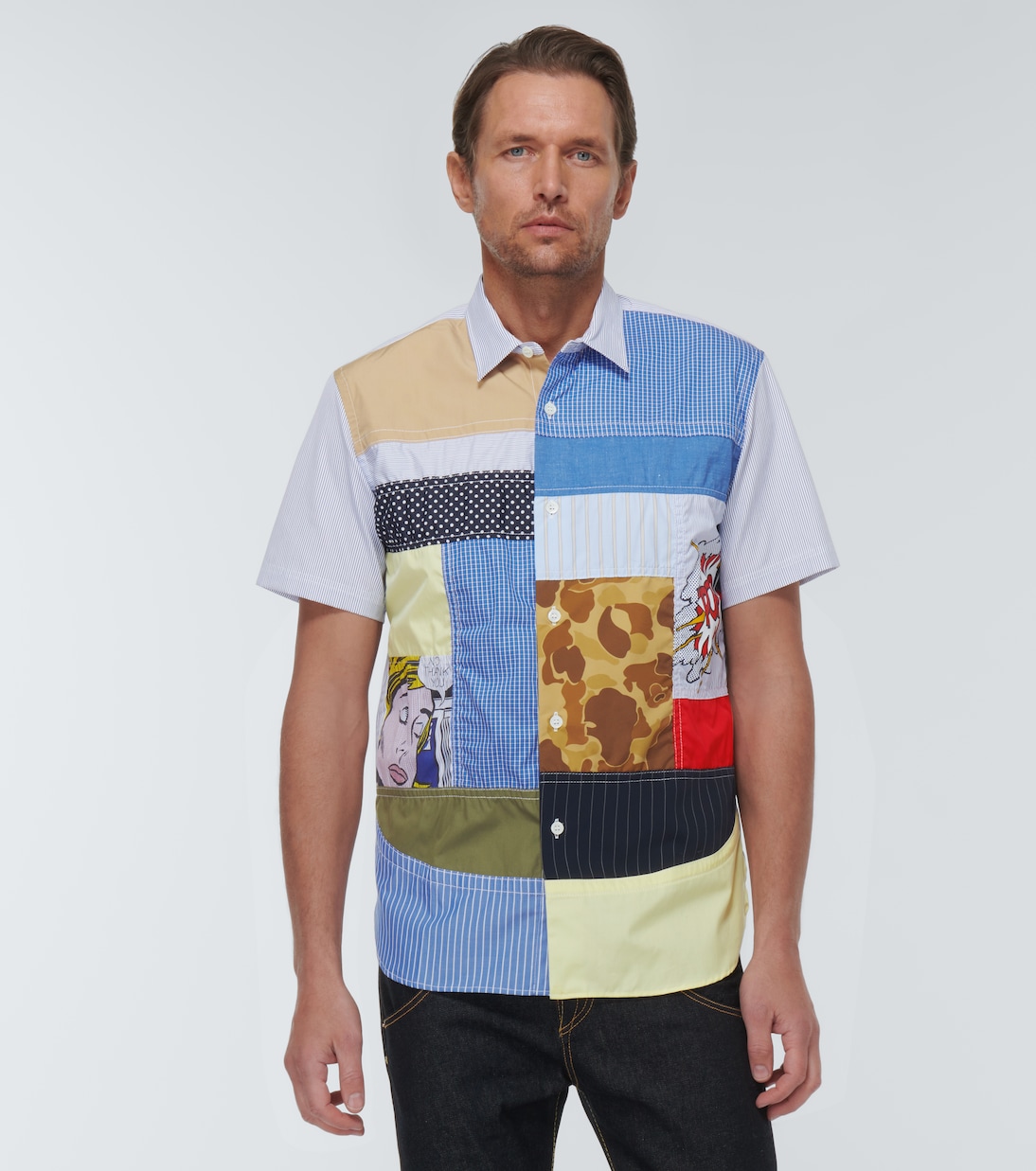 x  Roy Lichtenstein cotton shirt | Junya Watanabe