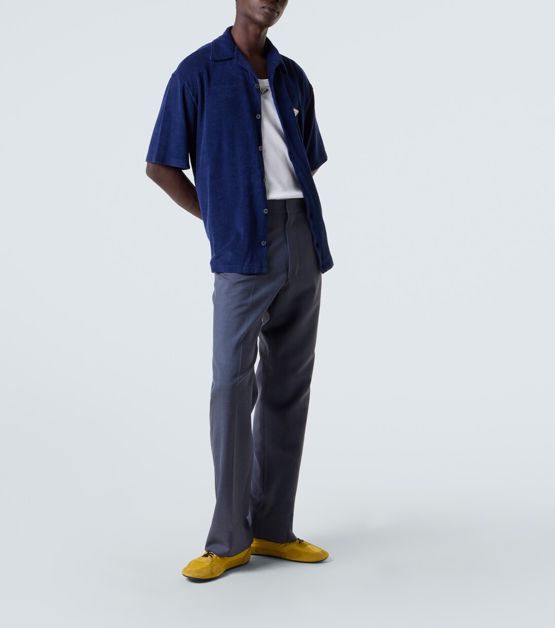 Embellished cotton vest | Prada