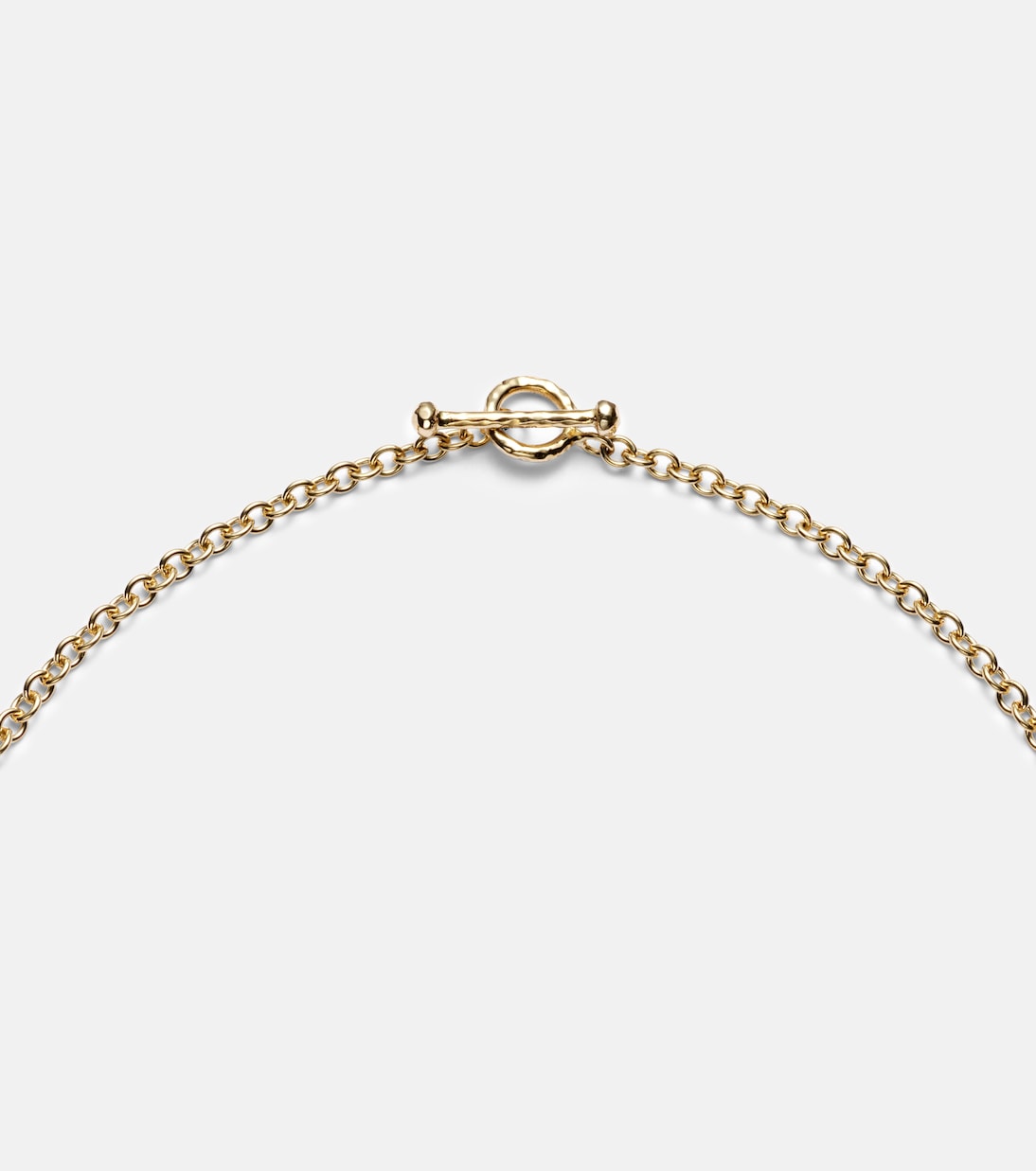 Heart & Toggle 18kt gold necklace with emerald | Octavia Elizabeth