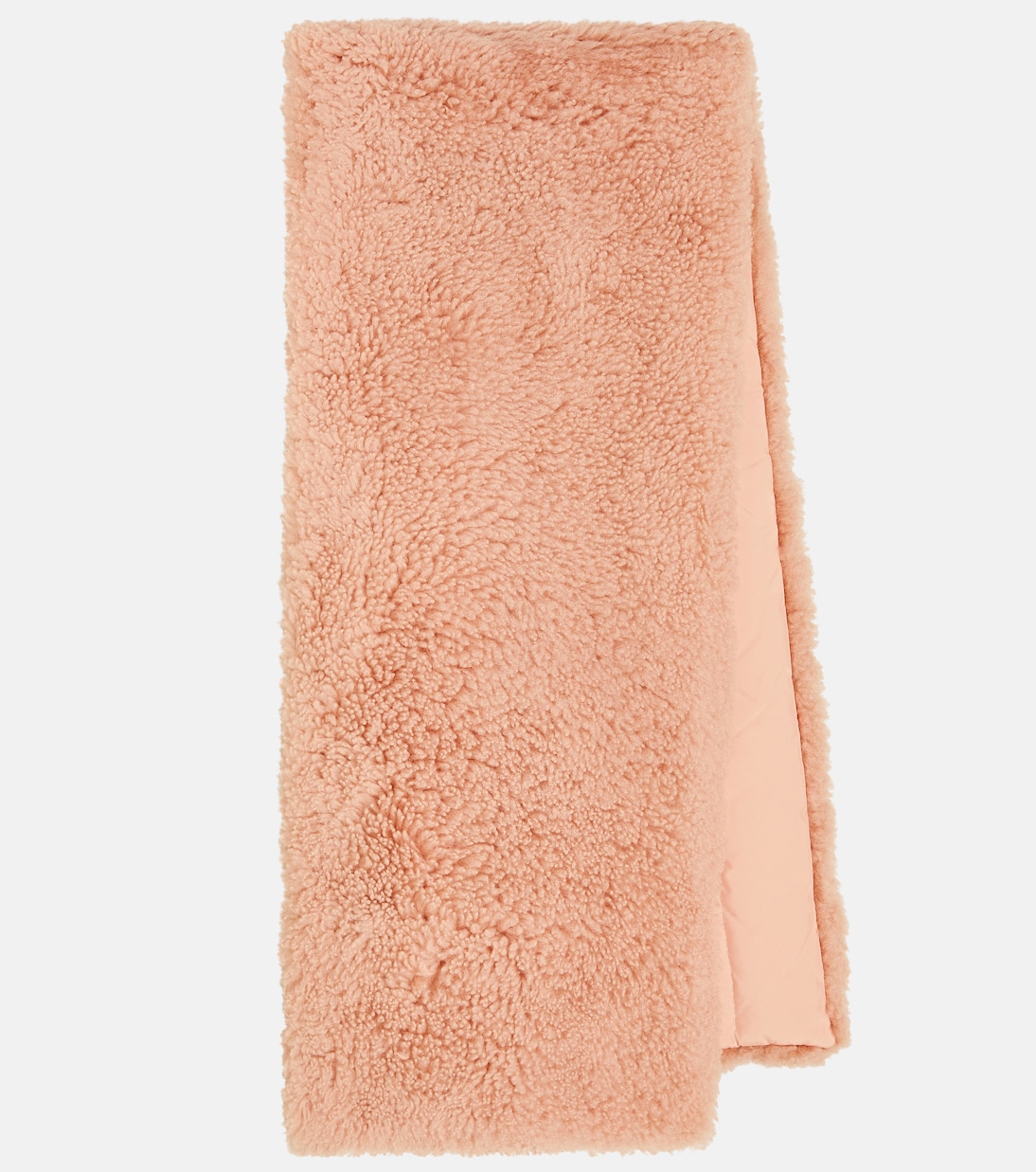 Padded shearling scarf | Yves Salomon