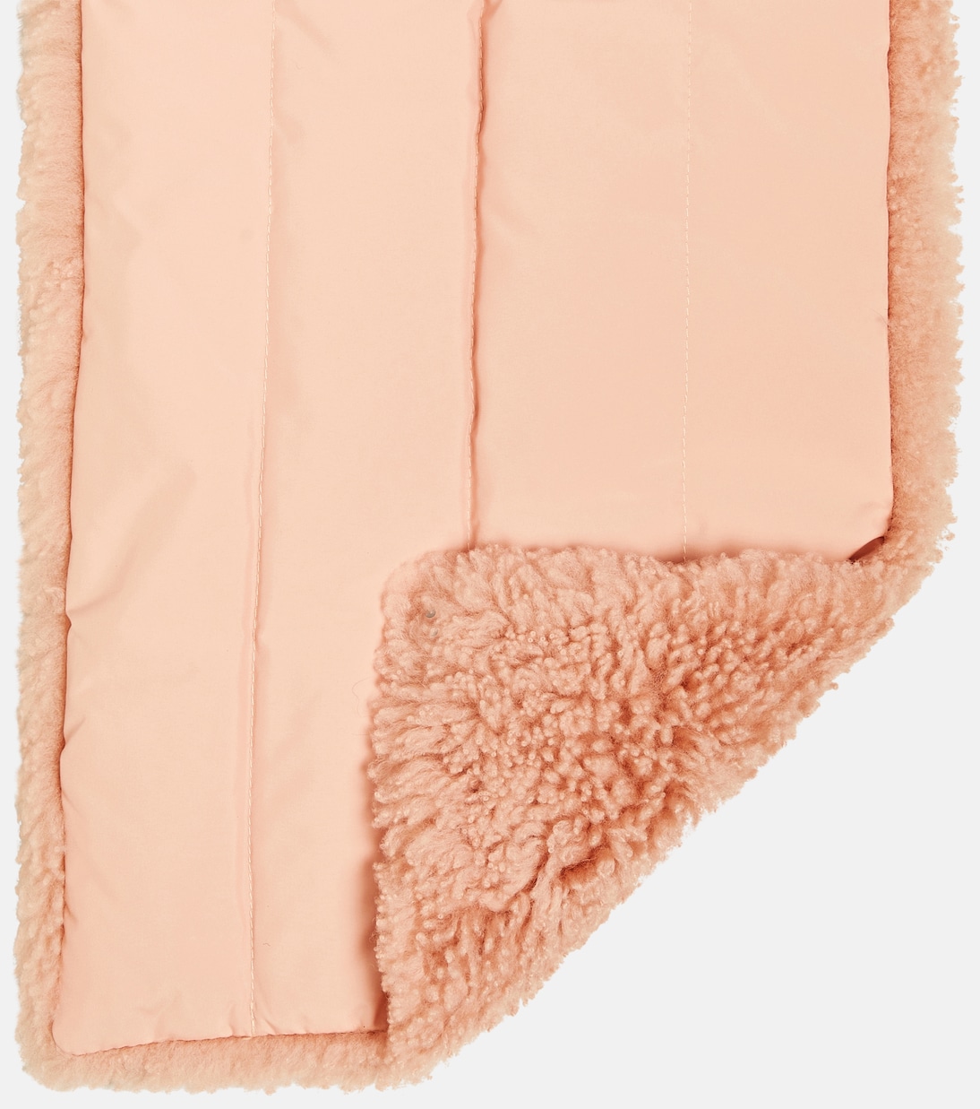 Padded shearling scarf | Yves Salomon