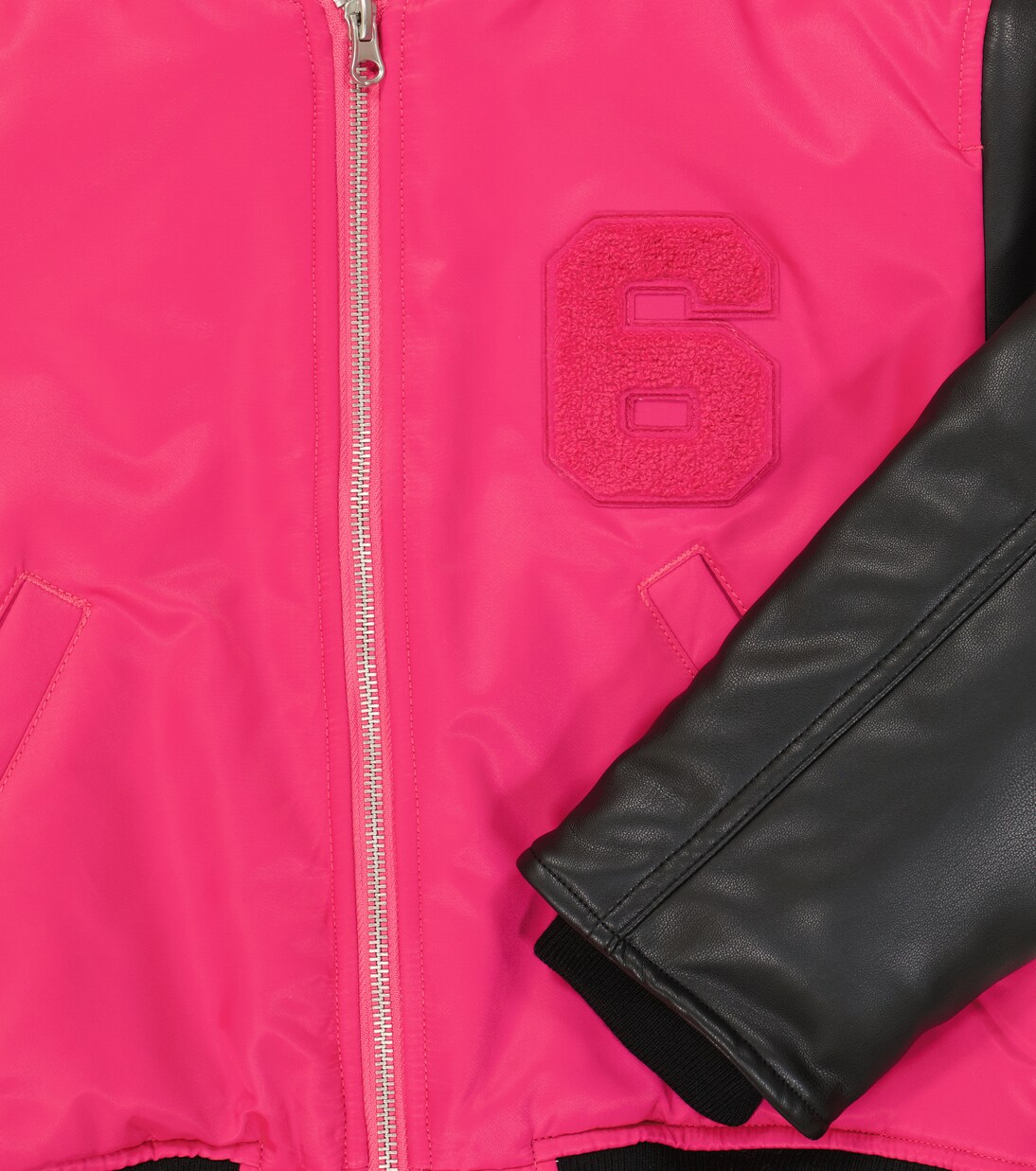 Logo twill bomber jacket | MM6 Maison Margiela Kids