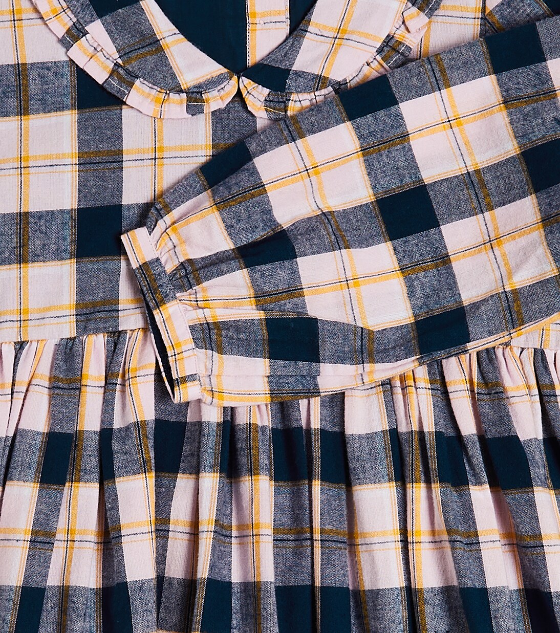 Vestido Corlissa de algodón a cuadros | Molo