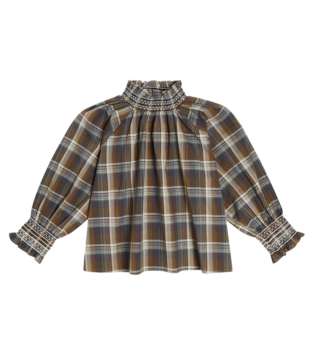 Yuji checked cotton shirt | C'era Una Volta