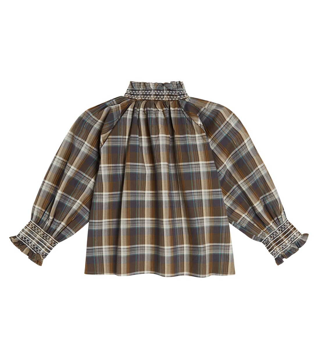 Yuji checked cotton shirt | C'era Una Volta