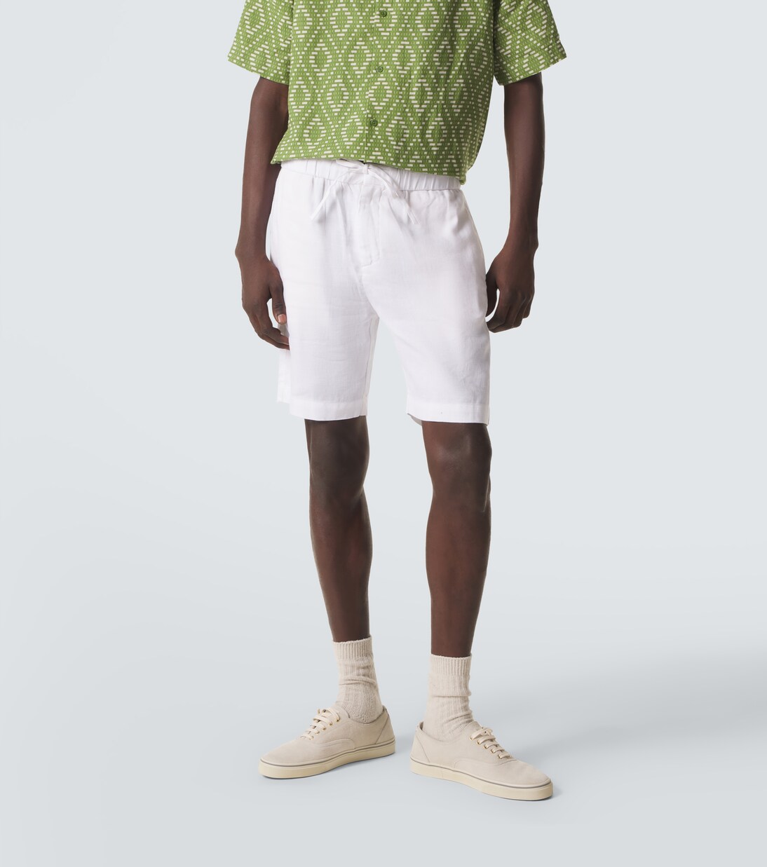 Felipe linen-blend shorts | Frescobol Carioca
