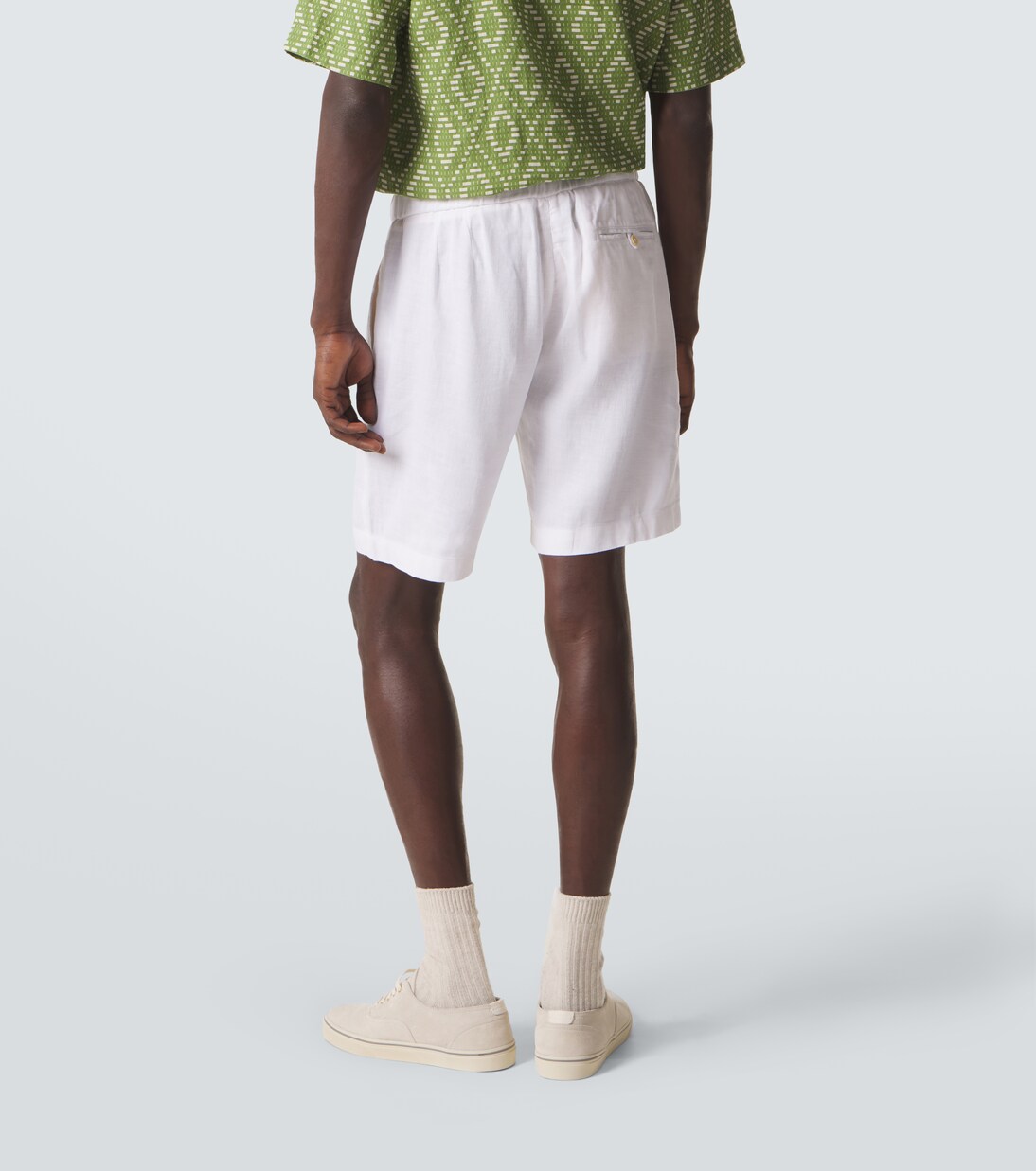 Felipe linen-blend shorts | Frescobol Carioca