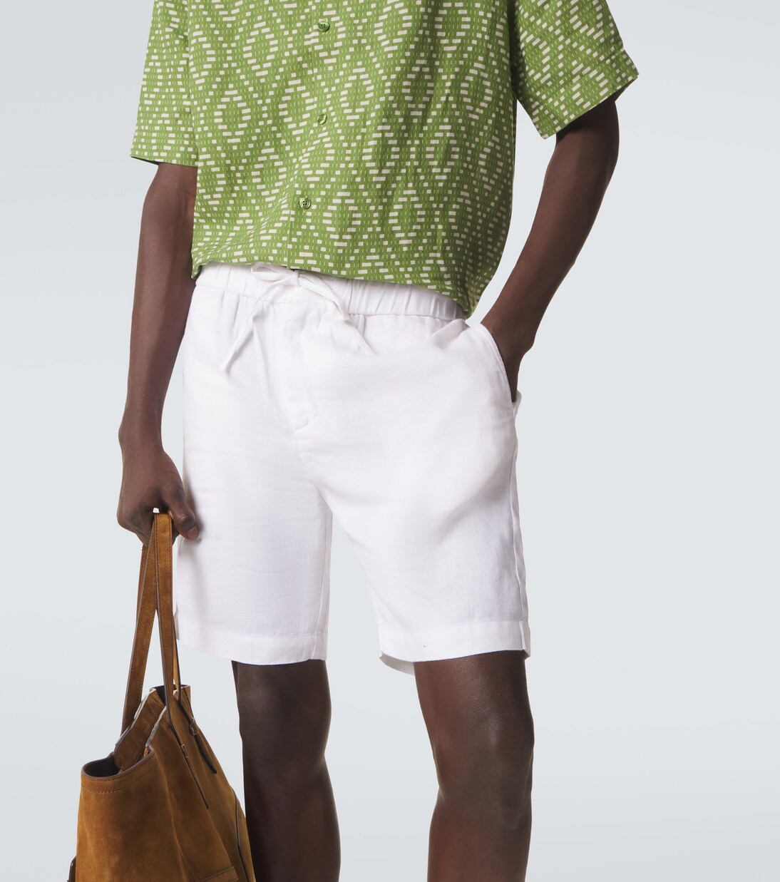 Felipe linen-blend shorts | Frescobol Carioca
