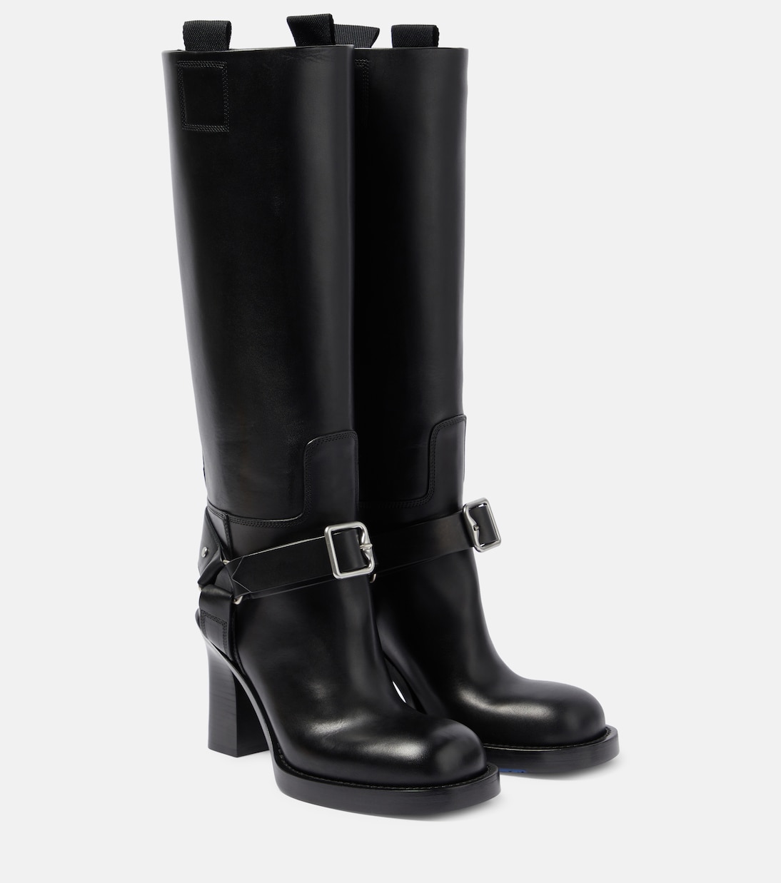 Botas altas de piel con fuseau | Burberry