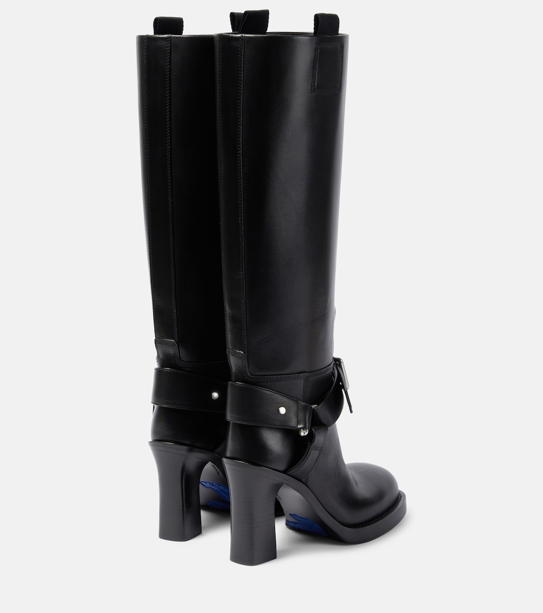 Botas altas de piel con fuseau | Burberry