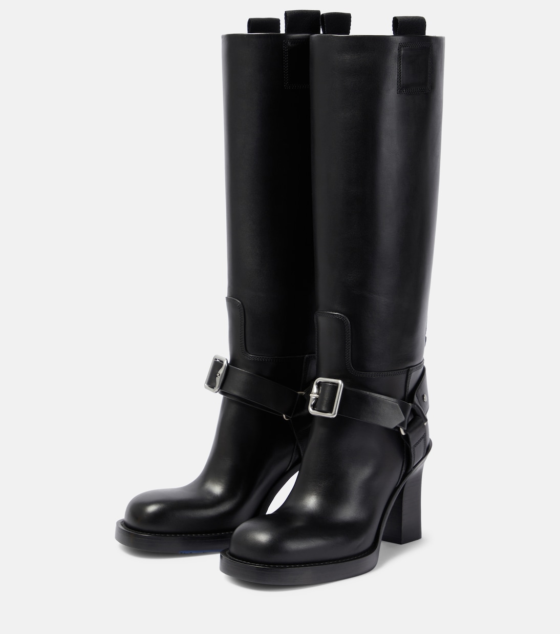 Botas altas de piel con fuseau | Burberry