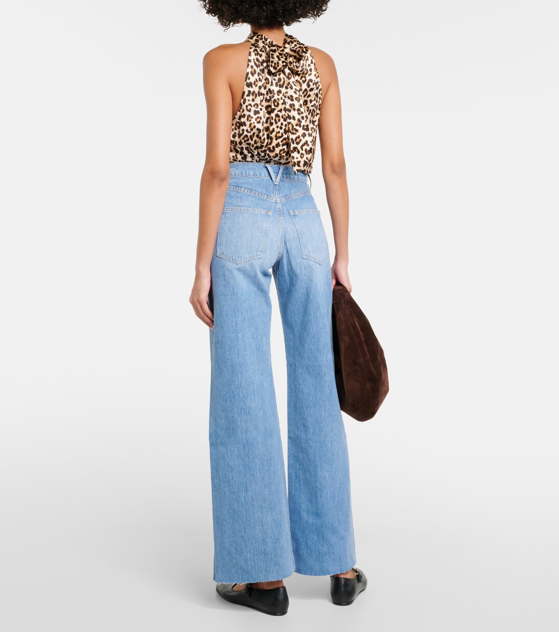 High-Rise Wide-Leg Jeans Taylor | Veronica Beard