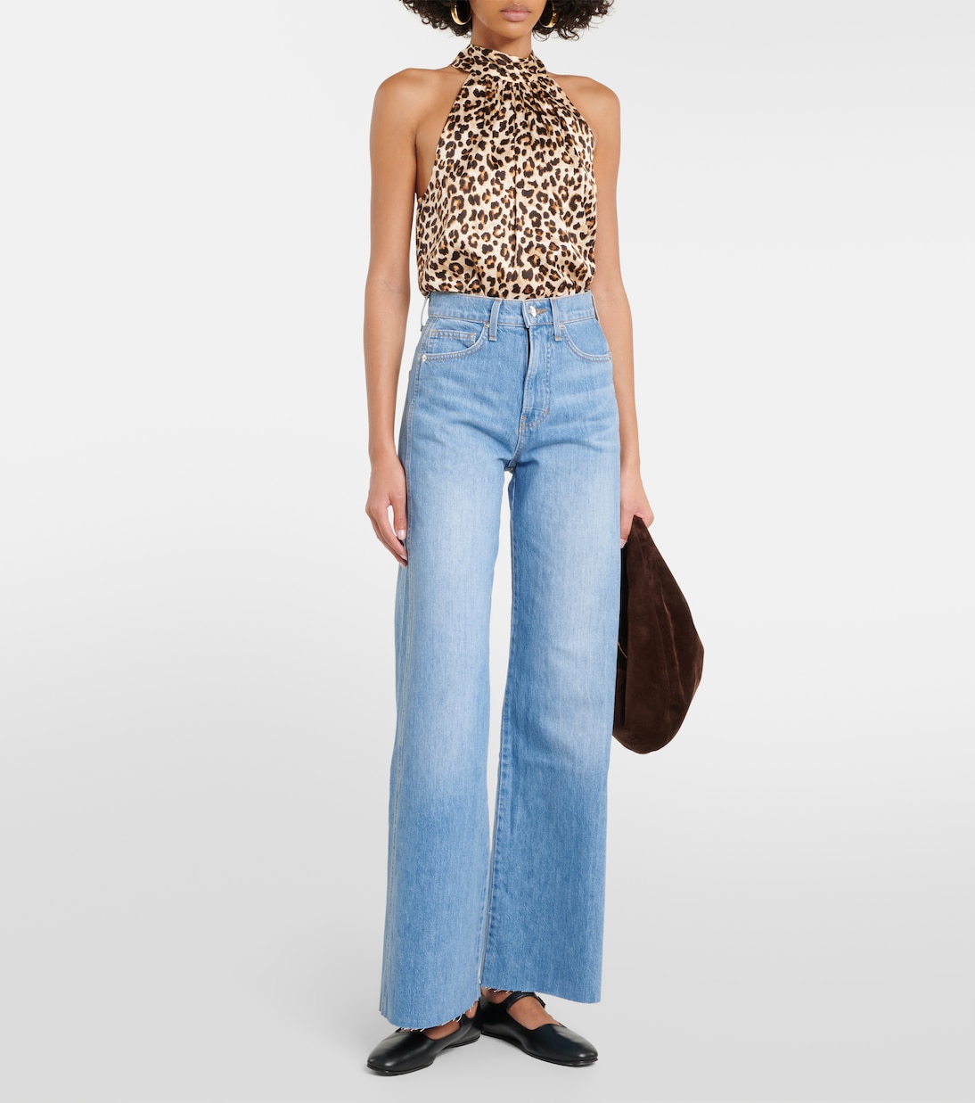 High-Rise Wide-Leg Jeans Taylor | Veronica Beard