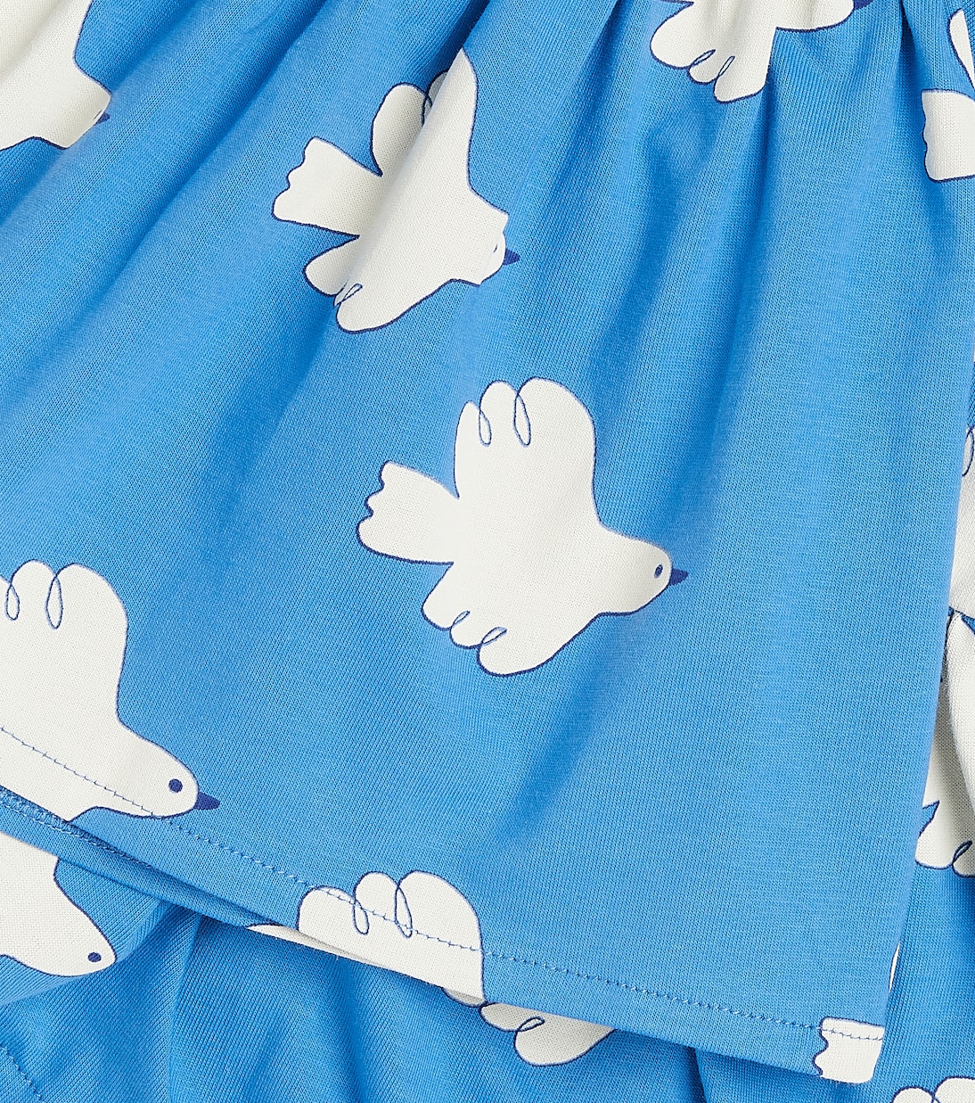 Doves cotton-blend skirt | Tinycottons