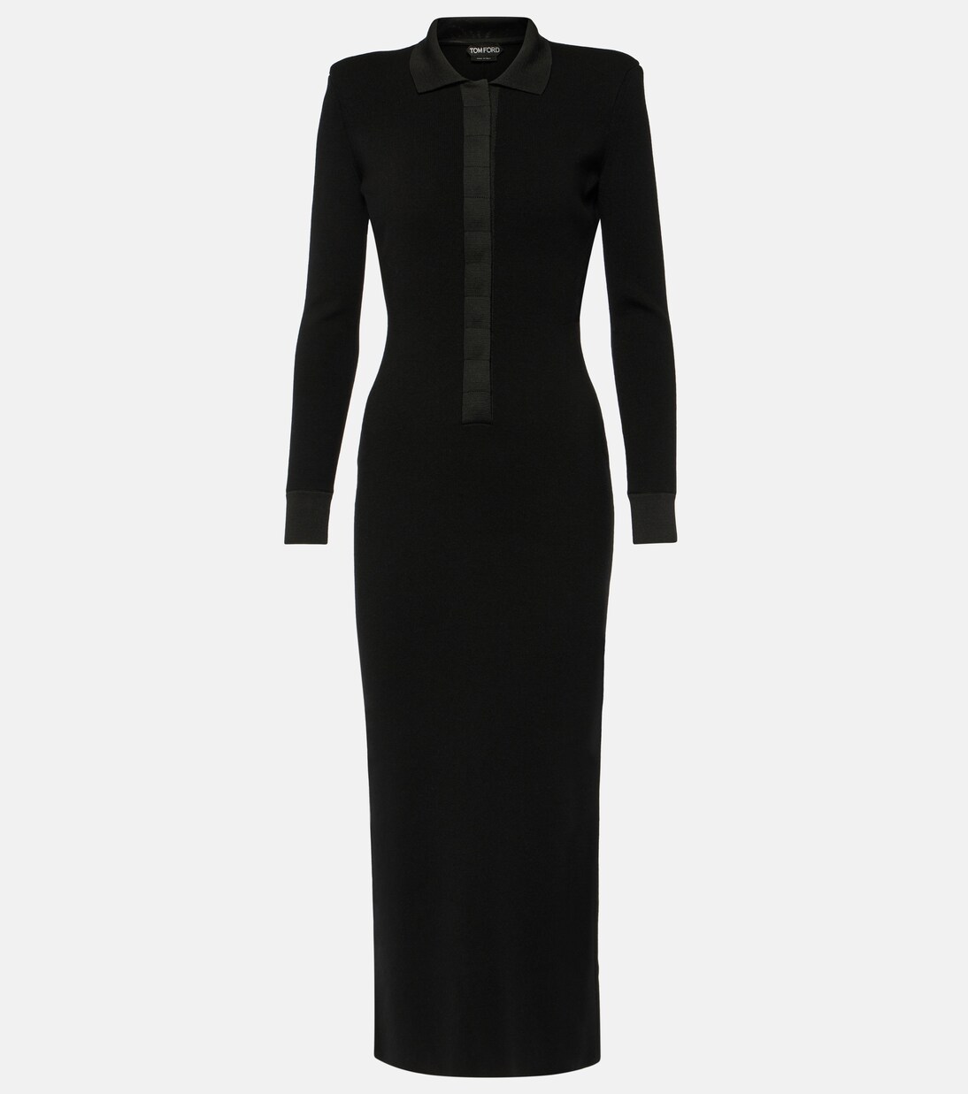 Wool and silk-blend maxi dress | Tom Ford