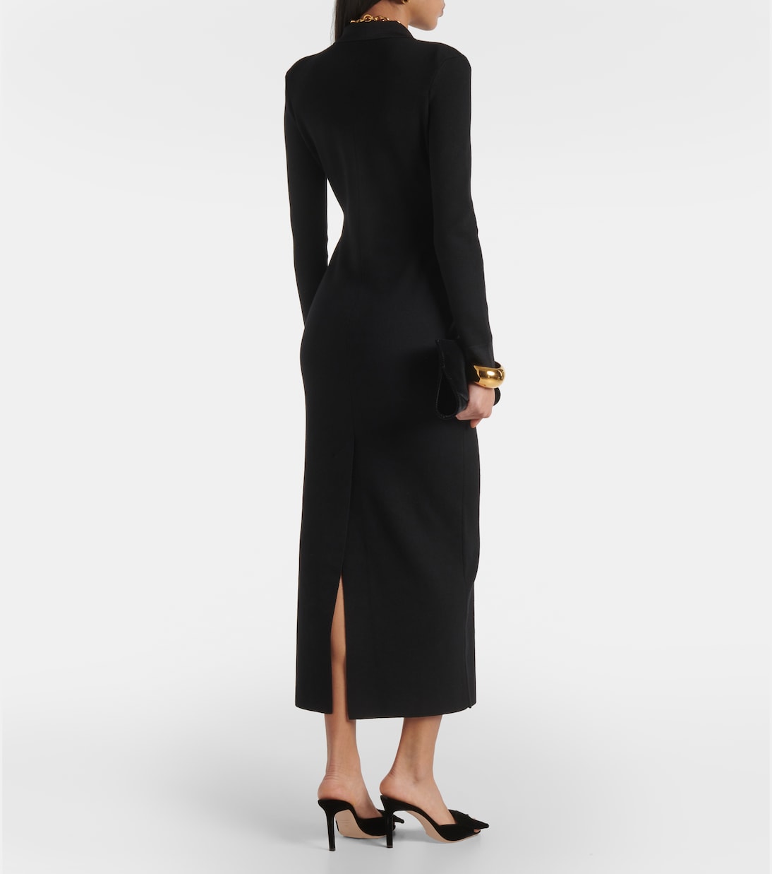 Wool and silk-blend maxi dress | Tom Ford