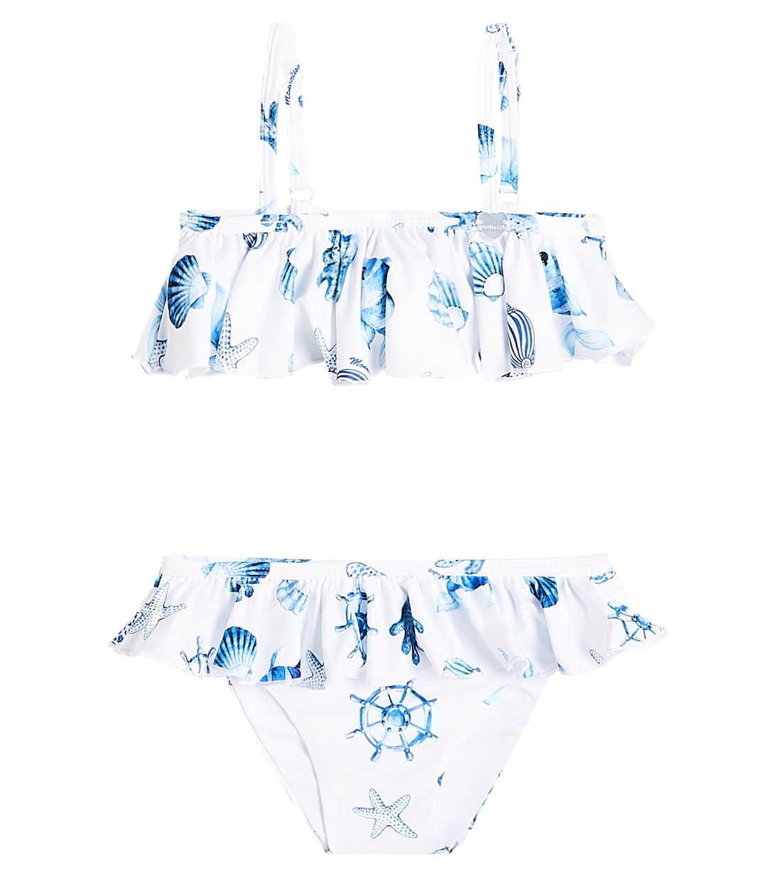 Printed ruffled bikini | Monnalisa