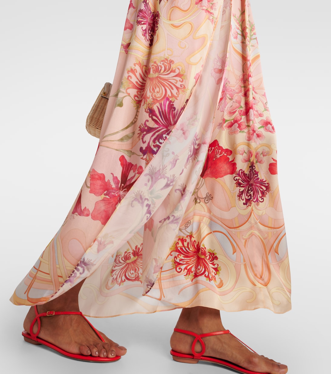 Verzierter Kaftan aus Seide | Camilla