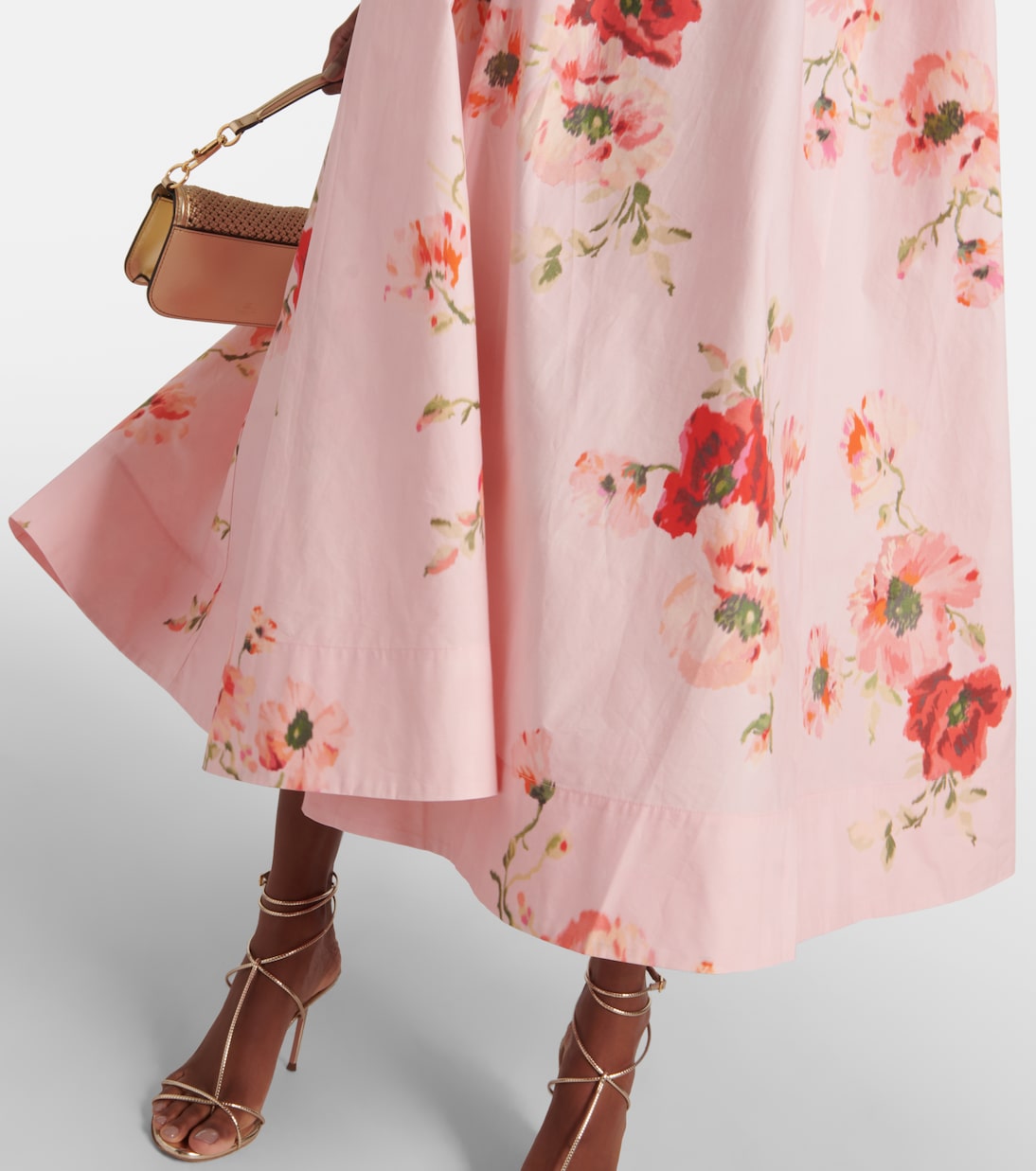 Midikleid Lightburst Puff aus Baumwolle | Zimmermann