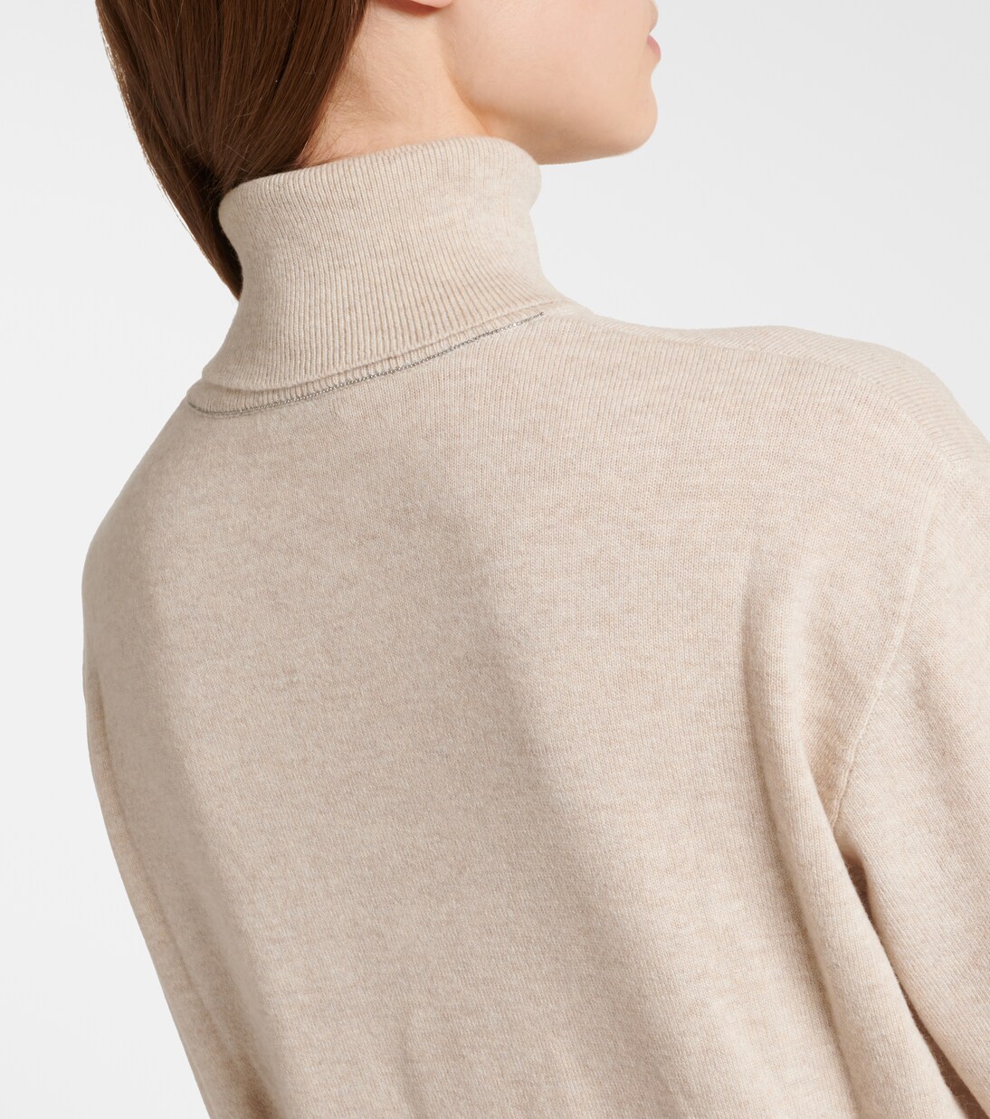 Monili cashmere turtleneck sweater | Brunello Cucinelli