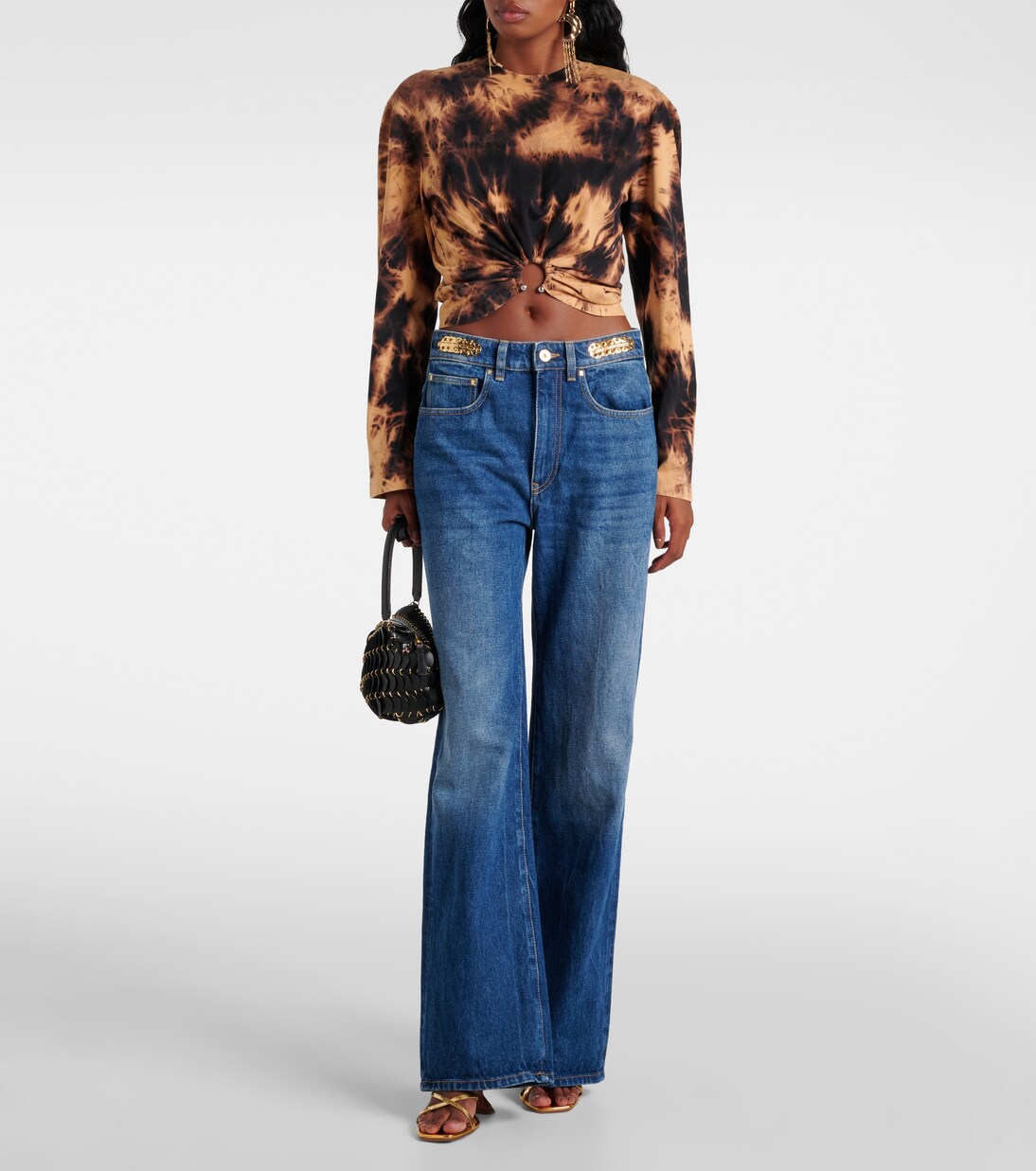 Top aus Baumwoll-Jersey | Rabanne