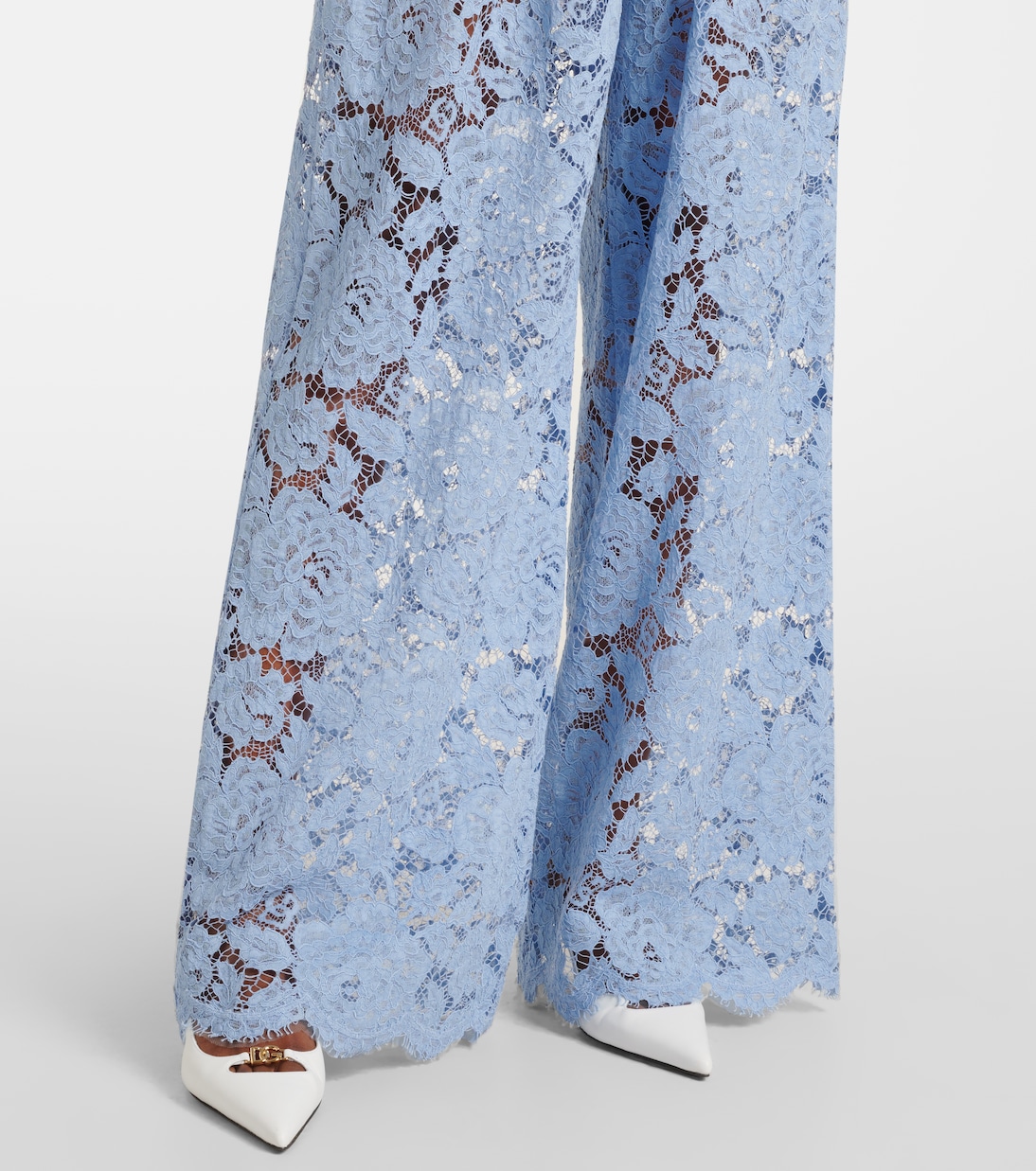 Weite Hose aus Spitze | Dolce&Gabbana