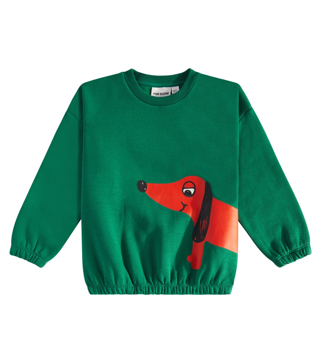Printed cotton sweatshirt | Mini Rodini