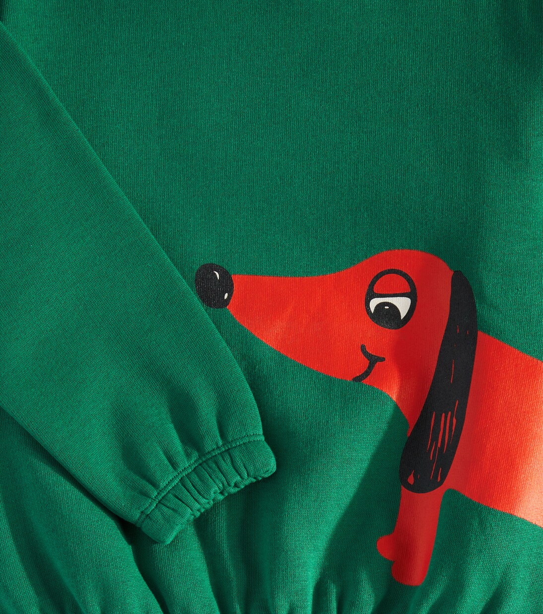 Printed cotton sweatshirt | Mini Rodini