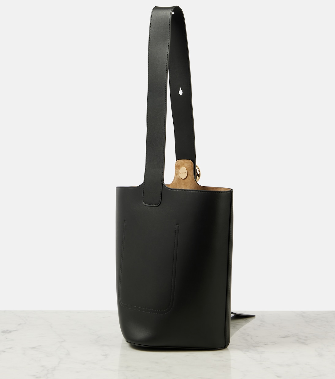 Sac seau Pebble Medium en cuir | Loewe