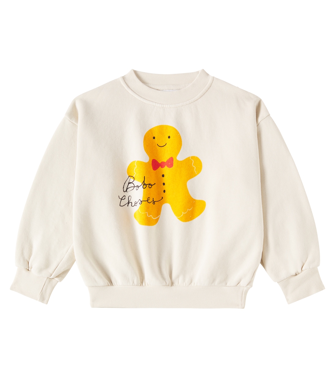 Sweat-shirt en coton imprimé à logo | Bobo Choses