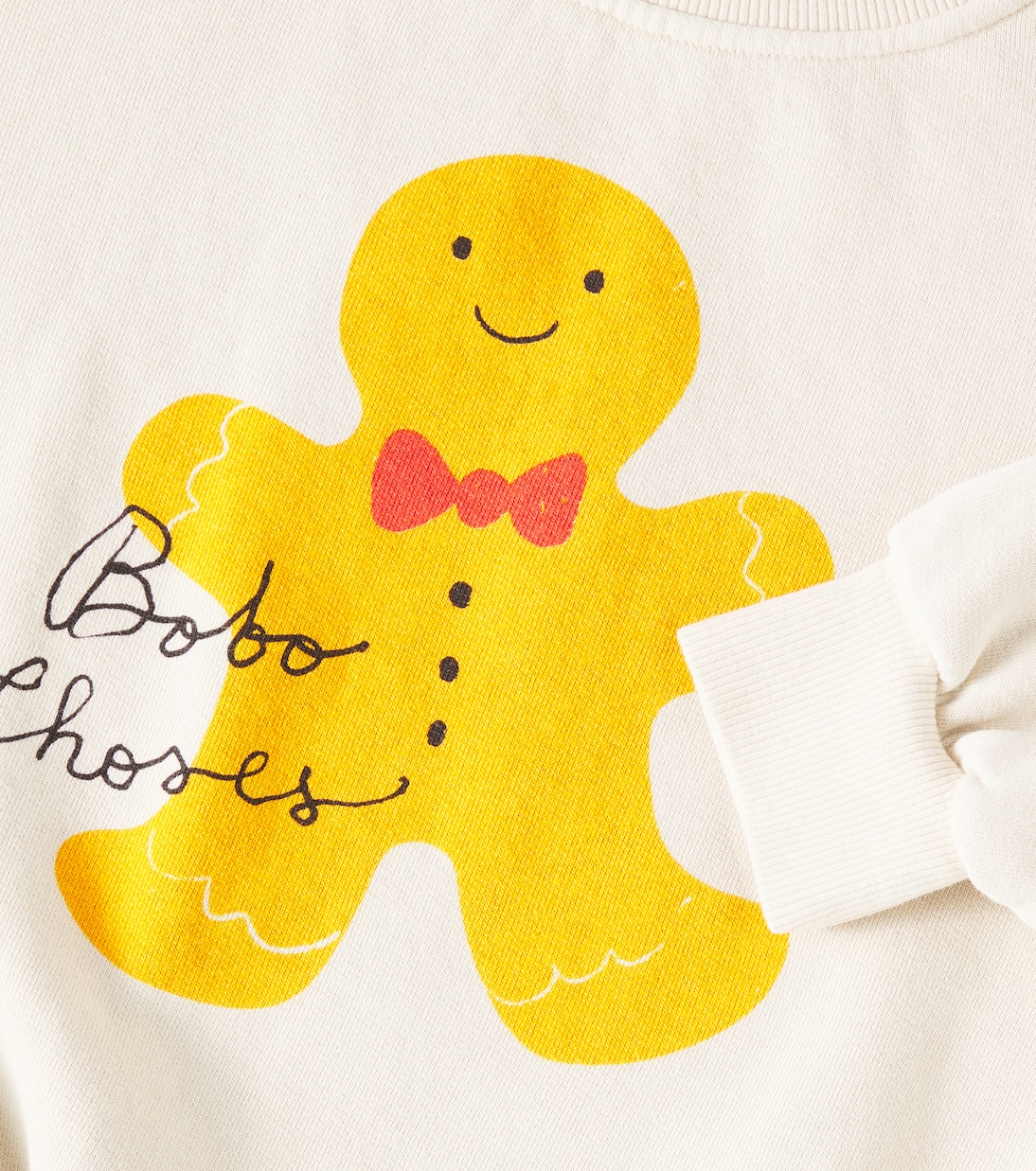 Sweat-shirt en coton imprimé à logo | Bobo Choses