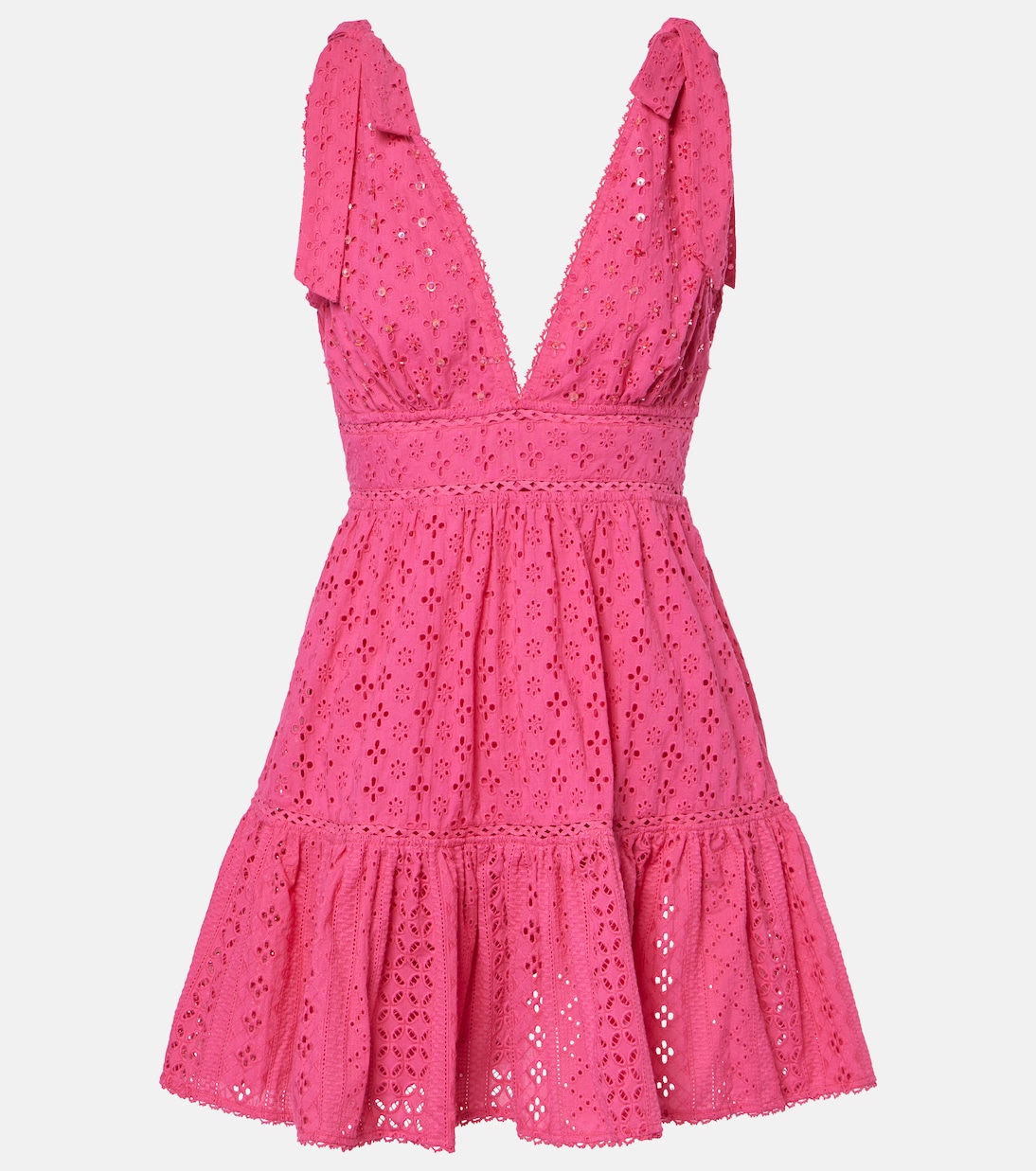 Robe Cara en coton à broderies anglaises | Poupette St Barth