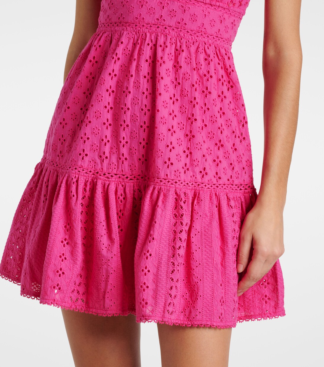 Robe Cara en coton à broderies anglaises | Poupette St Barth