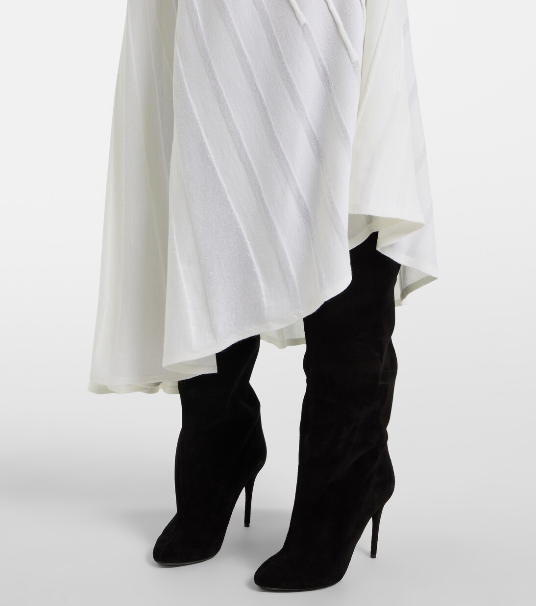 Midikleid Asym Ray aus Schurwolle | Alaïa