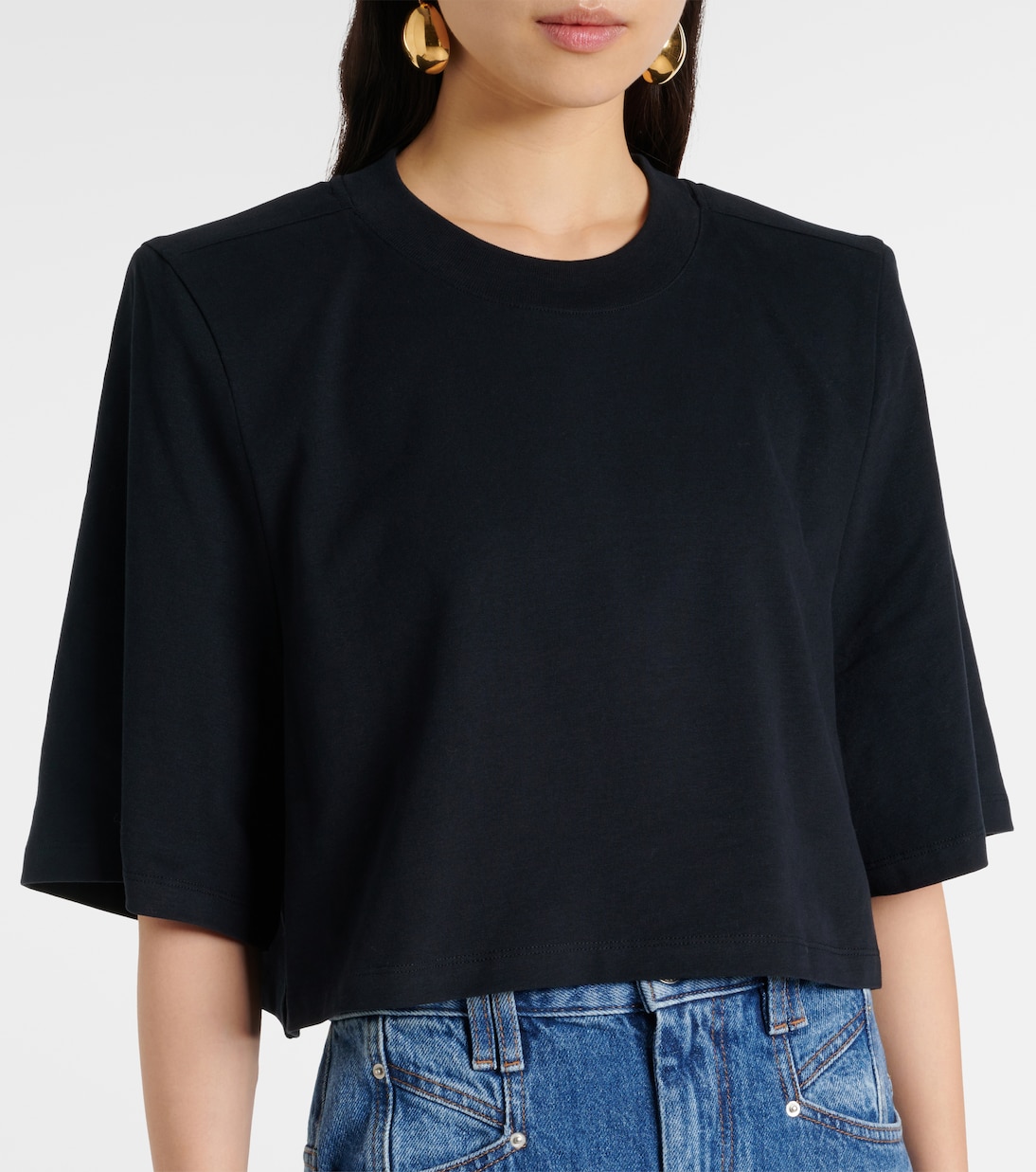 Cropped-Top Zaely aus Baumwoll-Jersey | Isabel Marant
