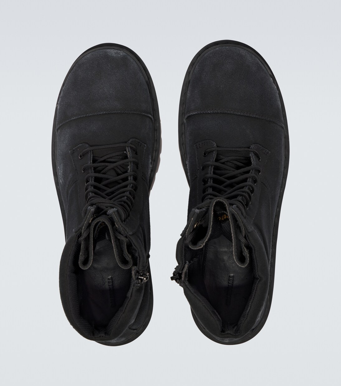 Botas con cordones Combat Strike de lona | Balenciaga